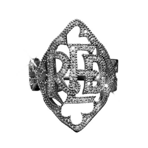 Taylor Swift Red Ring by Cathy Waterman Taylor's Version Red Album - Silver NEW - Picture 3 of 3